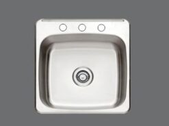 <span style="color: #808080; font-size: 85%;">Stainless Steel Topmount Sinks</span></br> 20" x 19" x 8"